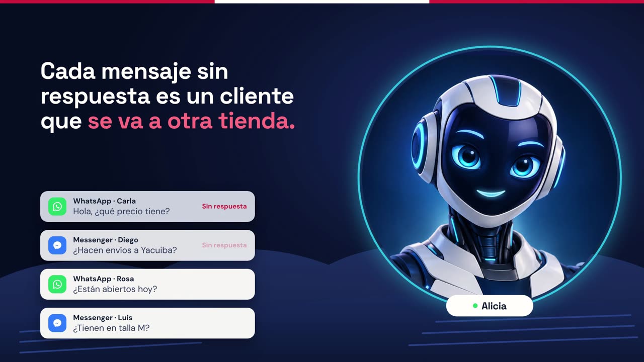 Alicia: cada mensaje sin respuesta es un cliente que se va a otra tienda